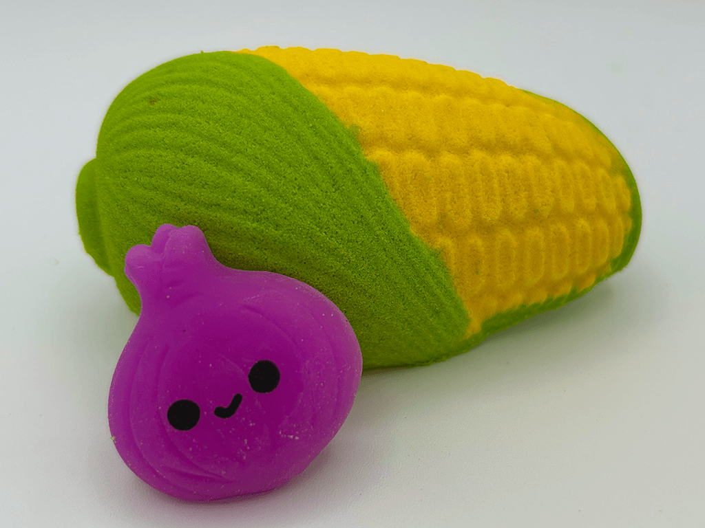 Summer Corn Kids Bath Bomb with Veggie Mochi Inside