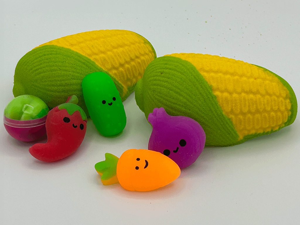 Summer Corn Kids Bath Bomb with Veggie Mochi Inside
