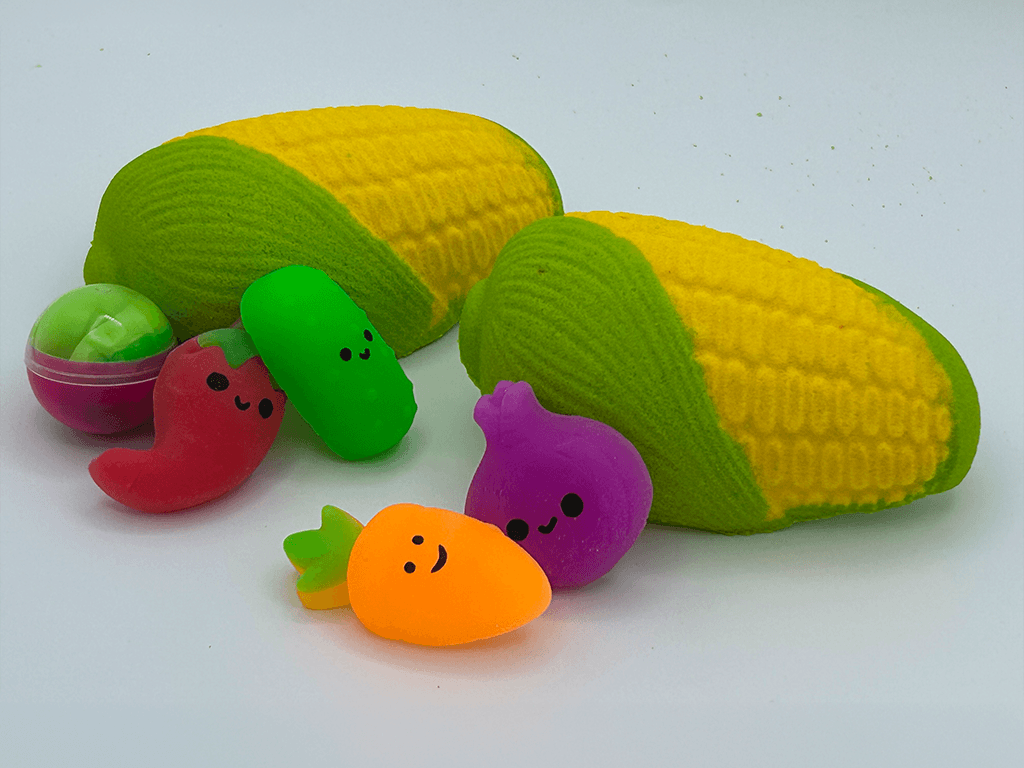Summer Corn Kids Bath Bomb with Veggie Mochi Inside
