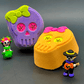 Halloween Sugar Skull Bath Bomb for Kids with Surprise Day of the Dead Toy Inside