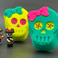 Halloween Sugar Skull Bath Bomb for Kids with Surprise Day of the Dead Toy Inside