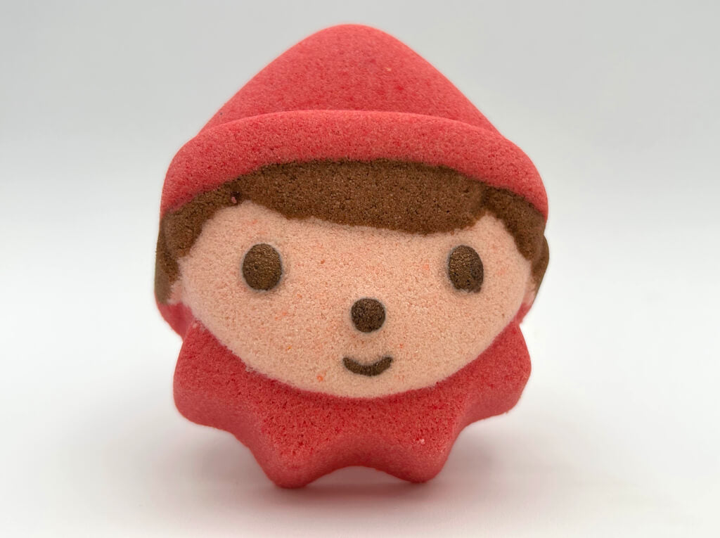 Christmas Elf Kids Bath Bomb with Surprise Elf Figurine Inside