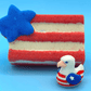 American Flag Kids Bath Bomb with Patriotic Duck Figure