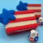 American Flag Kids Bath Bomb with Patriotic Duck Figure