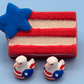 American Flag Kids Bath Bomb with Patriotic Duck Figure