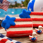 American Flag Kids Bath Bomb with Patriotic Duck Figure