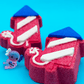 Fireworks Kids Bath Bomb with Patriotic Axolotl