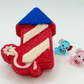 Fireworks Kids Bath Bomb with Patriotic Axolotl
