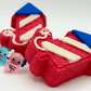 Fireworks Kids Bath Bomb with Patriotic Axolotl