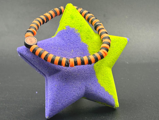 Halloween Star Kids Bath Bomb with Halloween-Themed Bracelet Inside