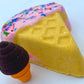 Ice Cream Cone Kids Bath Bomb with Ice Cream Eraser Inside