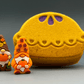 Fruit Pie Bath Bomb for Kids with Fall Gnome Toy Inside