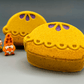 Fruit Pie Bath Bomb for Kids with Fall Gnome Toy Inside