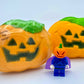 Happy Pumpkin Kids Bath Bomb with Halloween Pumpkinhead Minifigure Inside