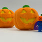 🎃 Jack O'Lantern Kids Bath Bomb with Pumpkinhead Minifigure Toy Inside