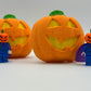 🎃 Jack O'Lantern Kids Bath Bomb with Pumpkinhead Minifigure Toy Inside