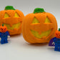 🎃 Jack O'Lantern Kids Bath Bomb with Pumpkinhead Minifigure Toy Inside