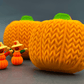 Fall Knitted Pumpkin Bath Bomb for Kids with Pumpkin Character Toy Inside