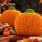 Fall Knitted Pumpkin Bath Bomb for Kids with Pumpkin Character Toy Inside