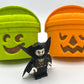 Trick or Treat Bucket Kids Bath Bomb – With Halloween Minifigure Inside!