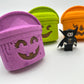 Trick or Treat Bucket Kids Bath Bomb – With Halloween Minifigure Inside!