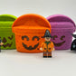 Trick or Treat Bucket Kids Bath Bomb – With Halloween Minifigure Inside!