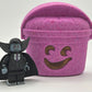 Trick or Treat Bucket Kids Bath Bomb – With Halloween Minifigure Inside!