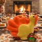 Turkey Bath Bomb for Kids with Cute Turkey Figurine Inside