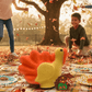 Turkey Bath Bomb for Kids with Cute Turkey Figurine Inside