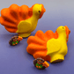 Turkey Bath Bomb for Kids with Cute Turkey Figurine Inside