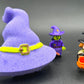 Witch's Hat Kids Bath Bomb with Witch Minifigure Inside