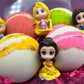 PRINCESS Kids Bath Bomb Gift Box with Toys Inside - 4 ct