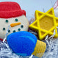 Hanukkah Kids Bath Bomb Gift Box with Toys Inside - 3 ct