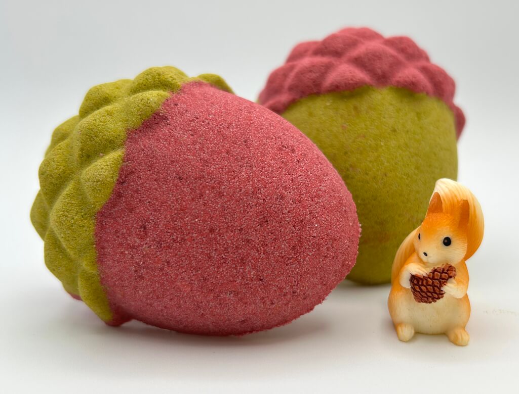 Acorn Kids Bath Bomb with Squirrel Figure Inside - Berwyn Betty's Bath & Body Shop