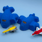 Airplane Kids Bath Bomb with Toy Airplane Inside - Berwyn Betty's Bath & Body Shop