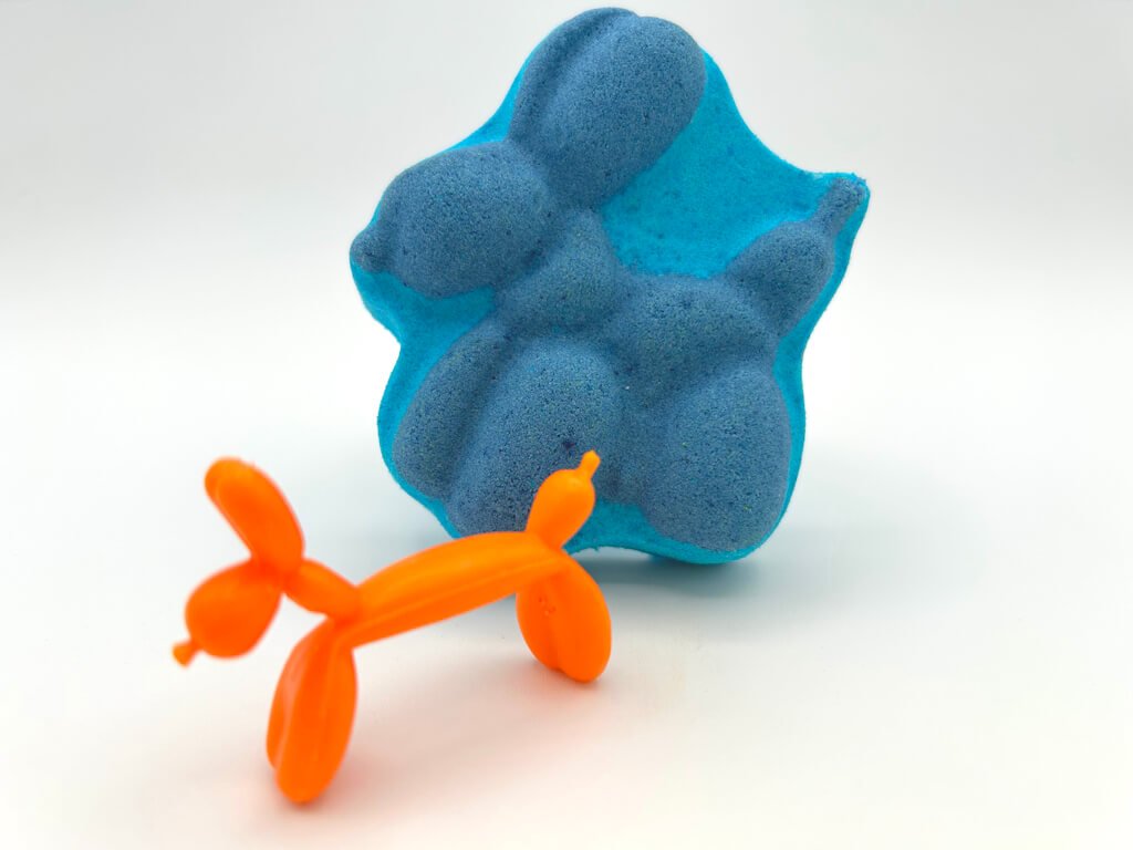 Balloon Dog Kids Bath Bomb with Fidget Toy Inside