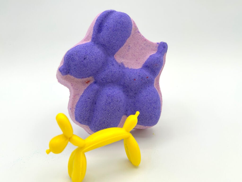 Balloon Dog Bath Bomb with Fidget Toy Inside - Berwyn Betty's Bath & Body Shop