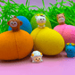BASICS EASTER EGGS Kids Bath Bombs Carton with Toy Surprises Inside - 6 ct - Berwyn Betty's Bath & Body Shop