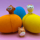 BASICS EASTER EGGS Kids Bath Bombs Carton with Toy Surprises Inside - 6 ct - Berwyn Betty's Bath & Body Shop