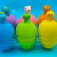 BASICS EASTER EGGS Kids Bath Bombs Carton with Toy Surprises Inside - 6 ct - Berwyn Betty's Bath & Body Shop
