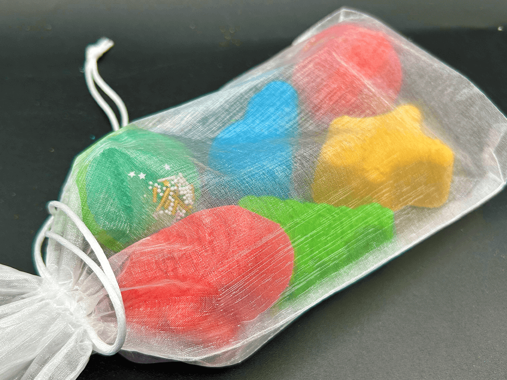 BASICS HOLIDAY ORNAMENTS Kids Bath Bomb Bag with Toy Surprises Inside - 6 ct - Berwyn Betty's Bath & Body Shop