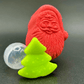 BASICS Holiday Santa Kids Bath Bomb with Christmas Surprise Inside - Berwyn Betty's Bath & Body Shop