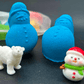 BASICS Holiday Snowman Kids Bath Bomb with Christmas Surprise Inside - Berwyn Betty's Bath & Body Shop