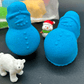BASICS Holiday Snowman Kids Bath Bomb with Christmas Surprise Inside - Berwyn Betty's Bath & Body Shop