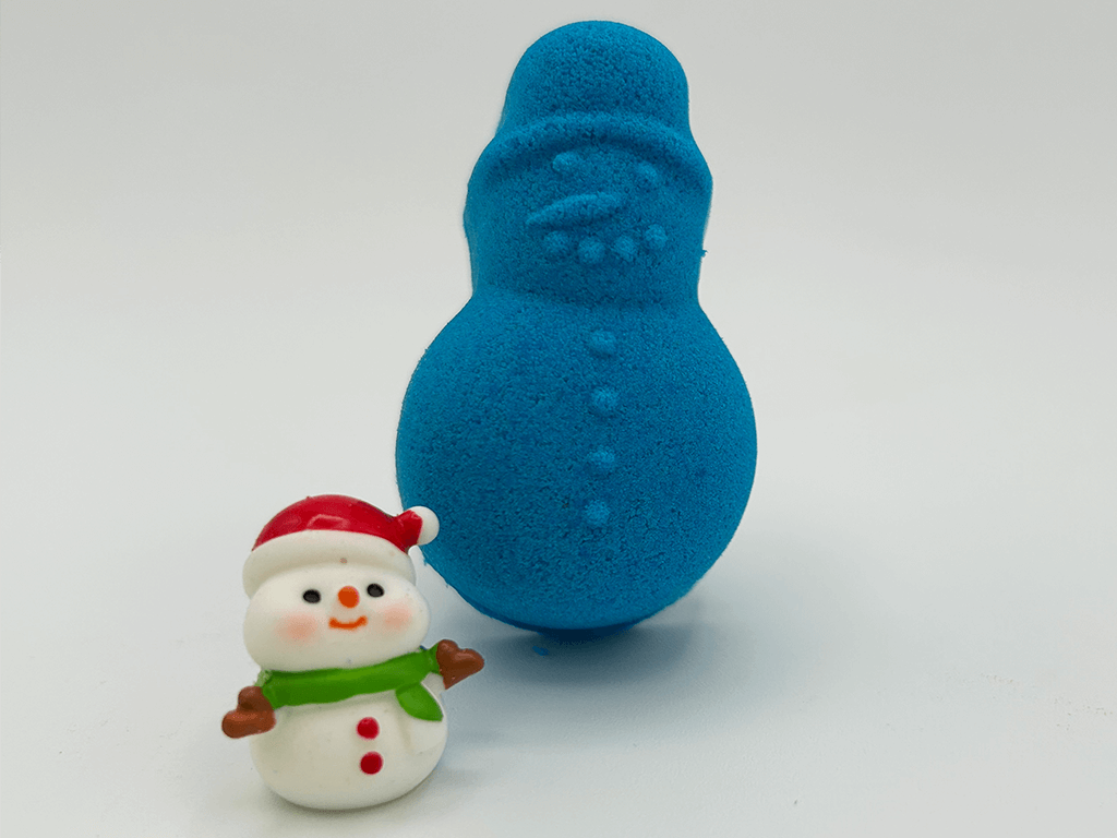 BASICS Holiday Snowman Kids Bath Bomb with Christmas Surprise Inside - Berwyn Betty's Bath & Body Shop