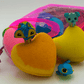 BASICS MINI HEARTS Kids Bath Bombs with Animal Toys in Each in Gift Bag - 6 ct - Berwyn Betty's Bath & Body Shop
