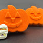 🎃 BASICS Mini Jack O'Lantern Kids Bath Bomb with Surprise Halloween - Themed Toy Inside - Berwyn Betty's Bath & Body Shop