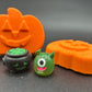 🎃 BASICS Mini Jack O'Lantern Kids Bath Bomb with Surprise Halloween - Themed Toy Inside - Berwyn Betty's Bath & Body Shop