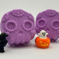 💀 BASICS Mini Sugar Skull Kids Bath Bomb with Surprise Halloween - Themed Toy Inside - Berwyn Betty's Bath & Body Shop