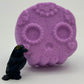 💀 BASICS Mini Sugar Skull Kids Bath Bomb with Surprise Halloween - Themed Toy Inside - Berwyn Betty's Bath & Body Shop